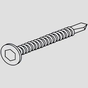 SANIT Schraube zu Verkleidung Trockenbausystem 996 (200St.)