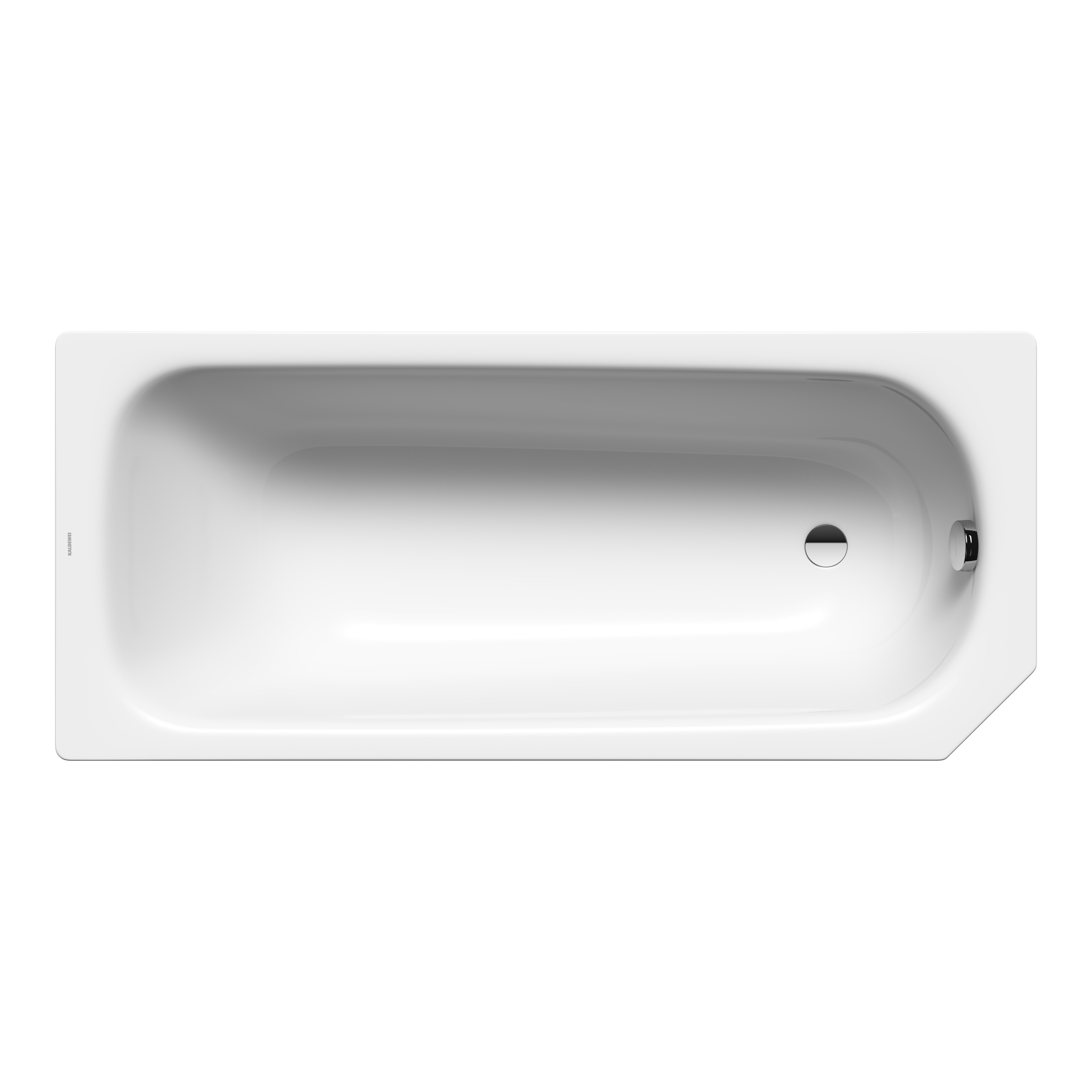 Kaldewei fünfeck rechteck Badewanne „Saniform V4“ 160 × 70 cm in alpinweiß, 