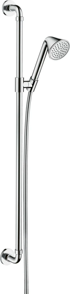 Hansgrohe AXOR Showers/ Front Brauseset chrom, 0,90 m, Handbrause 85 mm Rain, QuickClean, 8,2 l/min, Mindestfließdruck 1 bar Hansgrohe AXOR Showers/ Front Brauseset chrom, 0,90 m, Handbrause 85 mm Rain, QuickClean, 8,2 l/min, Mindestfließdruck 1 bar