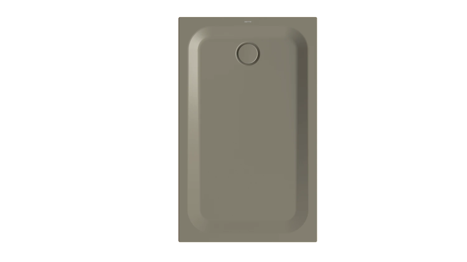 Bette rechteck Duschwanne „BetteUltra“ 1300 × 800 mm ohne Oberflächenbeschichtung, ohne Oberflächenveredelung, ohne Wannenträger, in Graphite