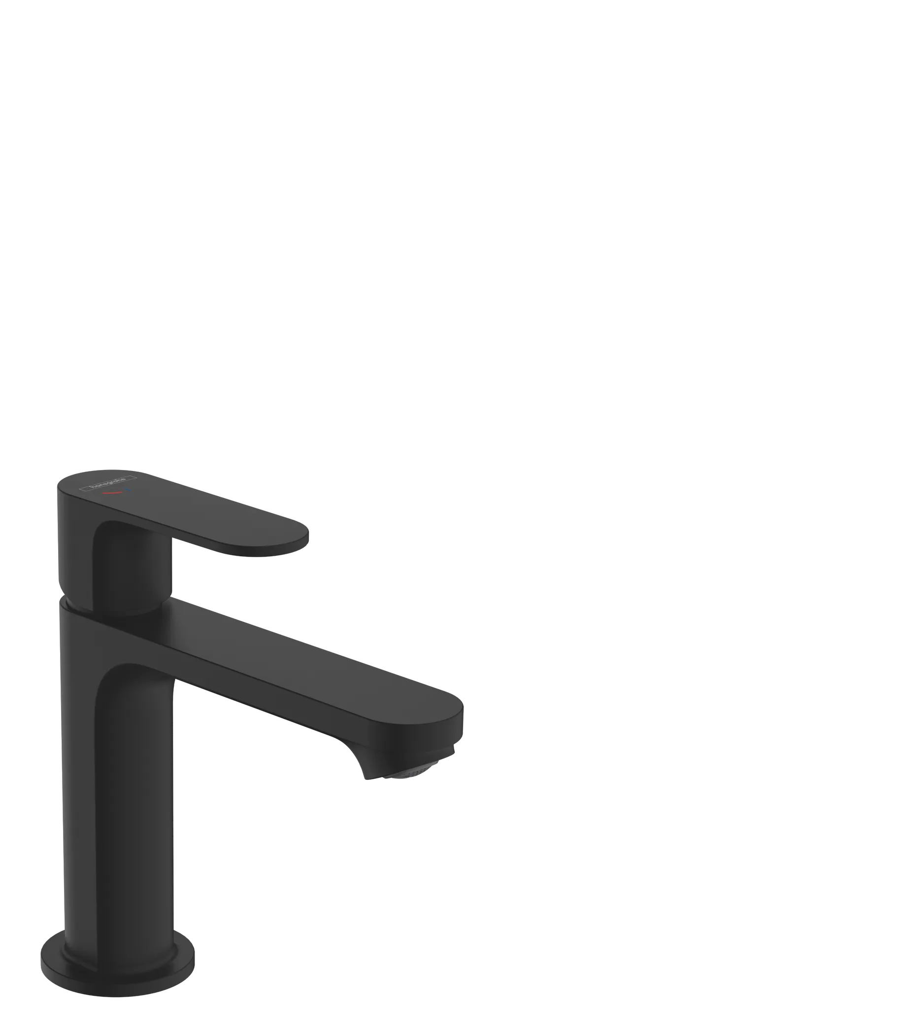 Hansgrohe Rebris S Einhebel-Waschtischmischer 110 CoolStart mit Metall Zugstangen-Ablaufgarnitur, Mattschwarz Hansgrohe Rebris S Einhebel-Waschtischmischer 110 CoolStart mit Metall Zugstangen-Ablaufgarnitur, Mattschwarz