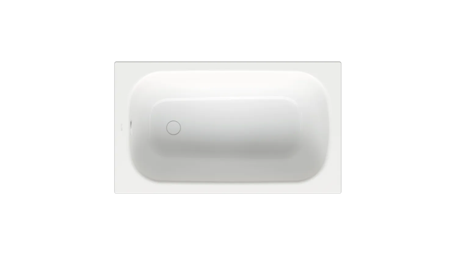 Bette LaBette Badewanne Rechteck, weiß, 1200 x 700 mm, 390 mm Höhe, Unterbau, 1-Sitzer, glasierter Titan-Stahl