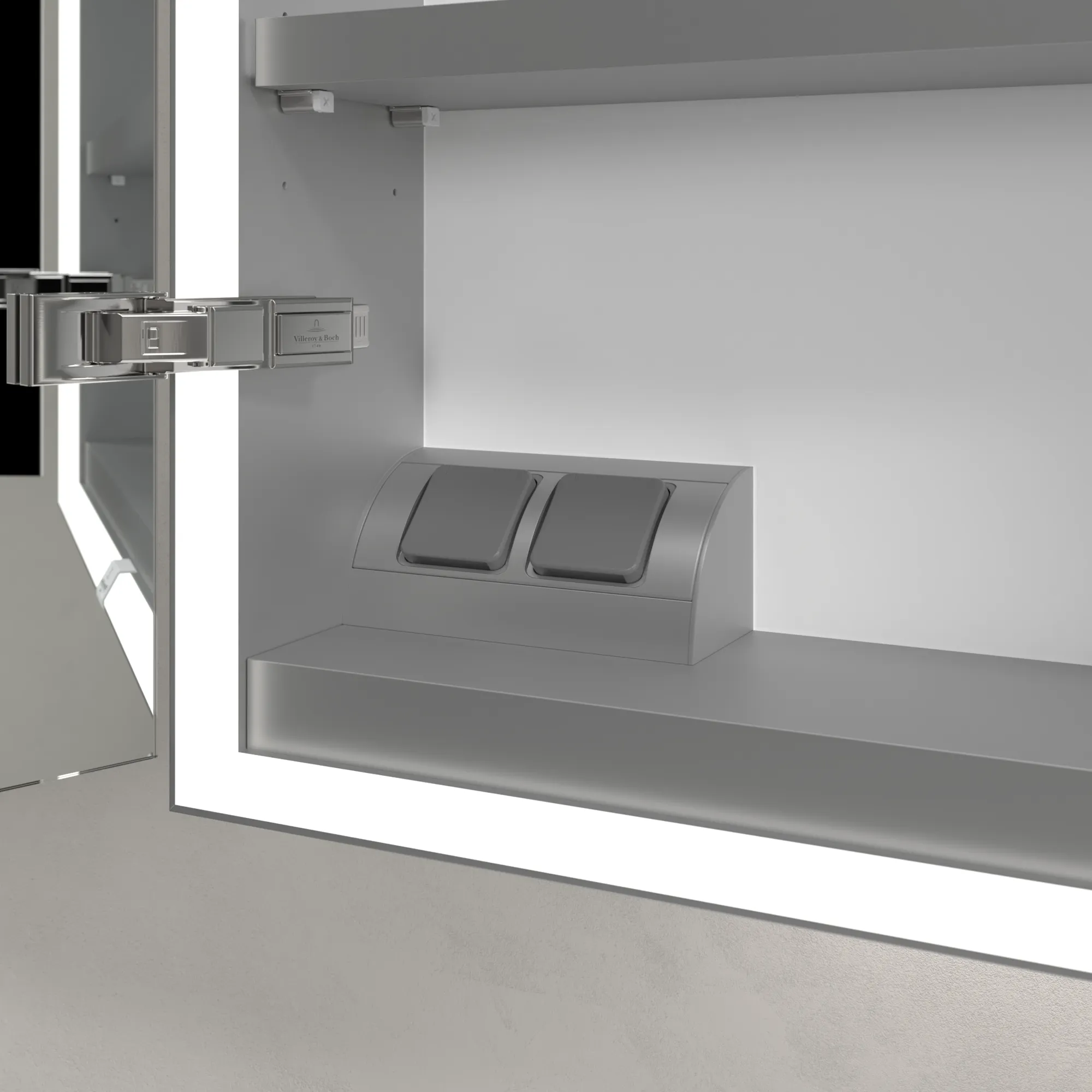 Villeroy & Boch Vorbau-Spiegelschrank „My View Now“ 800 × 750 × 168 mm in White Matt