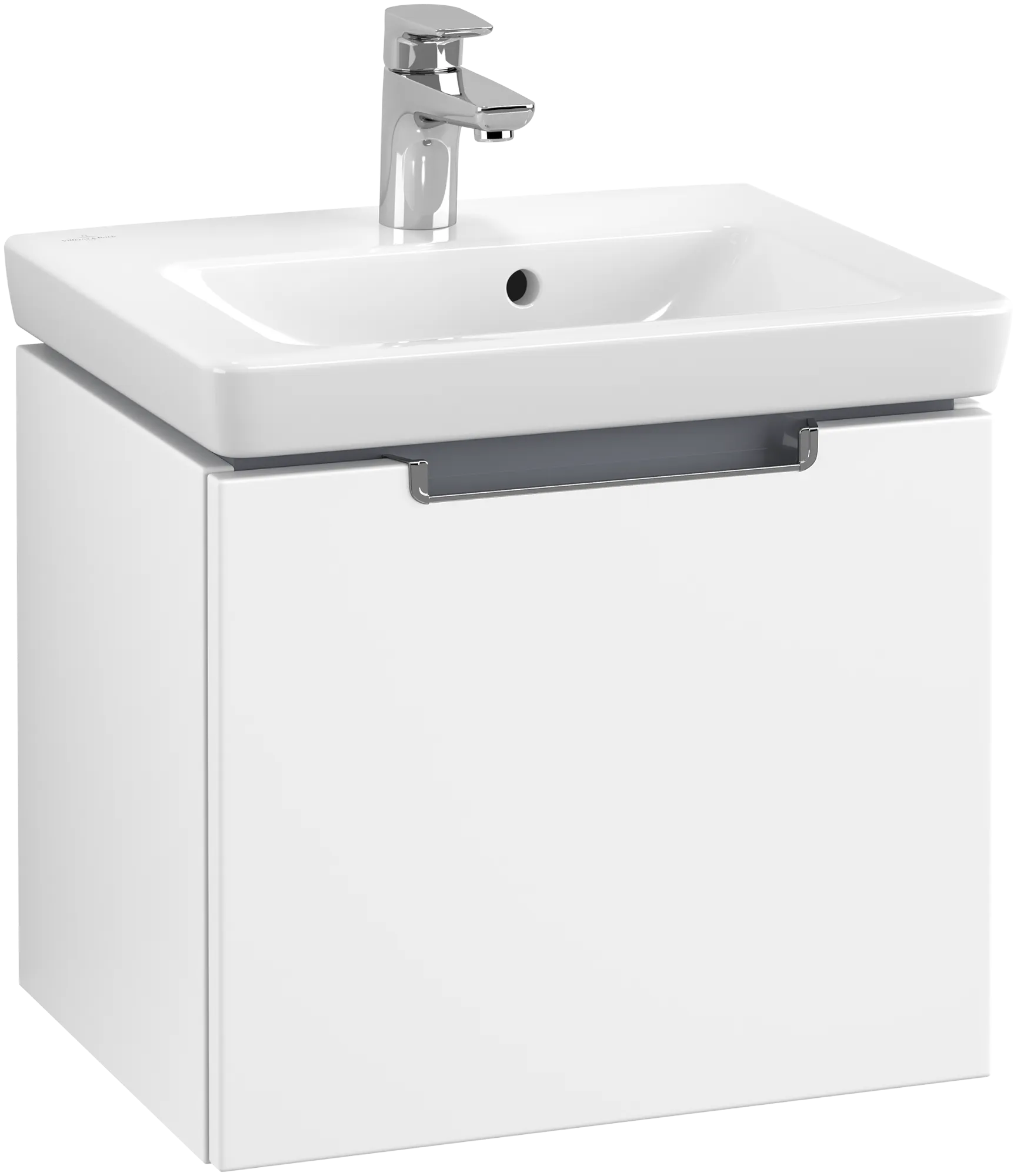 Villeroy & Boch Waschtischunterschrank „Subway 2.0“ 485 × 420 × 379 mm Weiß Matt, für Becken mittig, ohne Beleuchtung Villeroy & Boch Waschtischunterschrank „Subway 2.0“ 485 × 420 × 379 mm Weiß Matt, für Becken mittig, ohne Beleuchtung