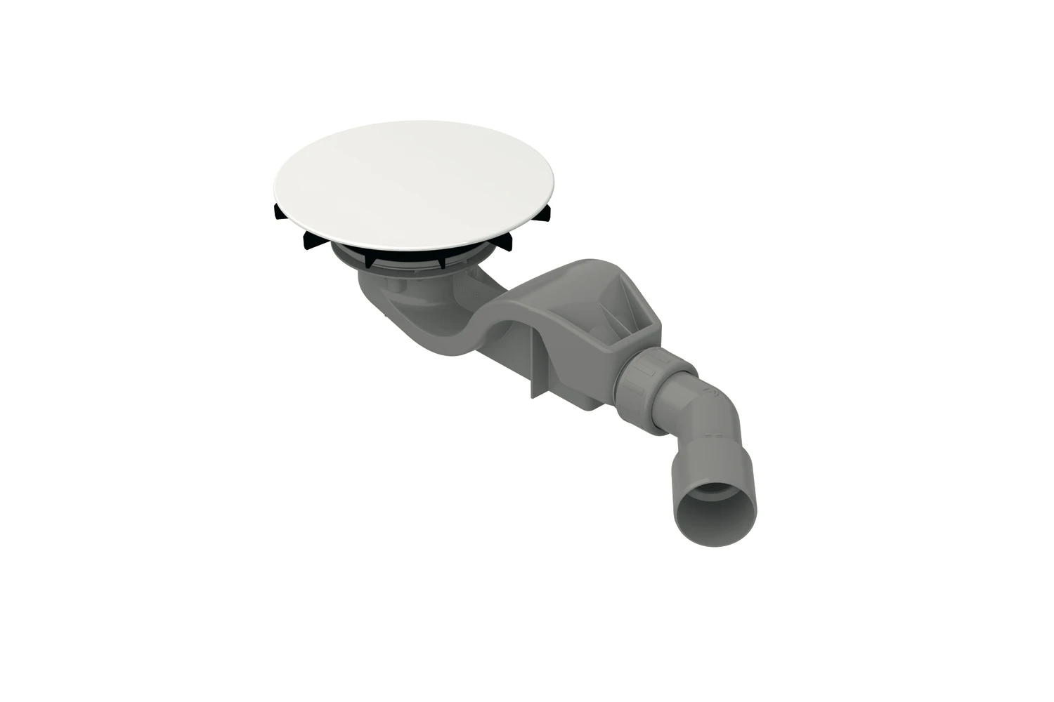 Bette Ablaufgarnitur für Duschwannen „BetteAir“ 50 Modell B525 152 mm in Snow