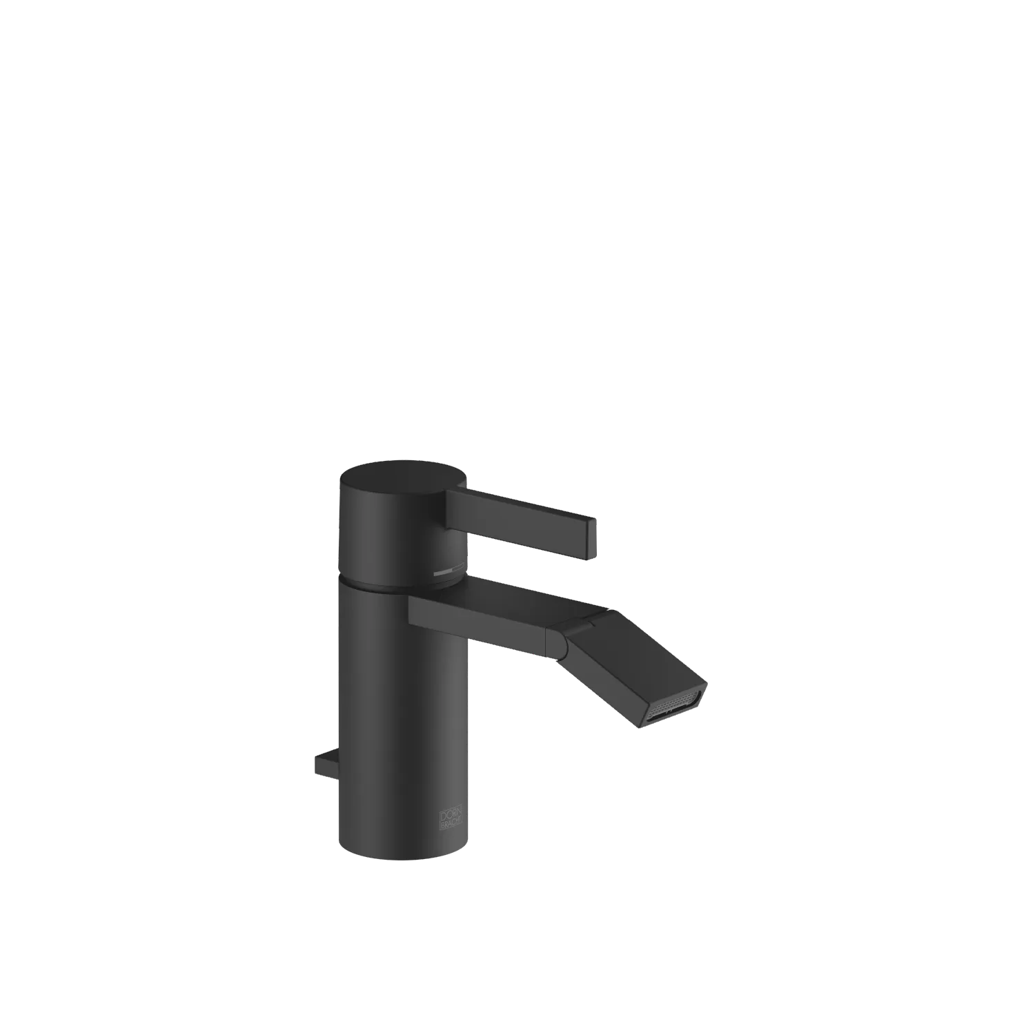 Dornbracht IMO Bidet-Einhandbatterie mit Ablaufgarnitur Schwarz matt