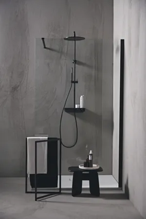 Ideal Standard Duschsystem Ceratherm S200 mit Brausethermostat Kopfbrause Silk Black Ideal Standard Duschsystem Ceratherm S200 mit Brausethermostat Kopfbrause Silk Black