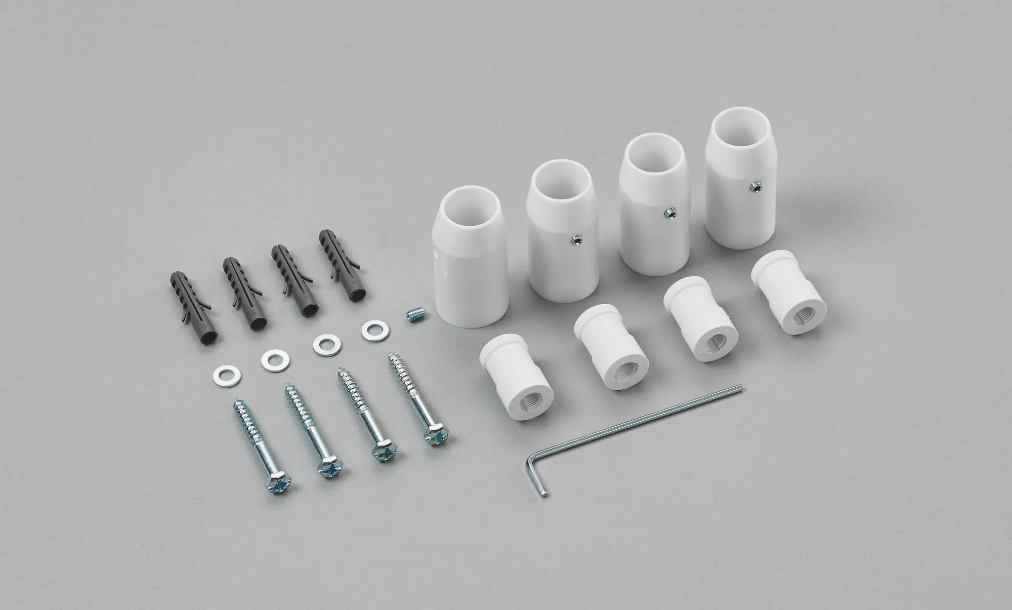 Zehnder Montageset für Elektroheizkörper „Subway“ in weiß Zehnder Montageset für Elektroheizkörper „Subway“ in weiß