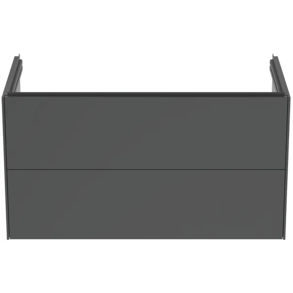 Ideal Standard Waschtischunterschrank „Conca“ 100 × 54,8 × 50,5 cm Anthrazit matt lackiert Ideal Standard Waschtischunterschrank „Conca“ 100 × 54,8 × 50,5 cm Anthrazit matt lackiert