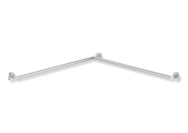 HEWI System 900 Duschhandlauf Edelstahl verchromt links HEWI System 900 Duschhandlauf Edelstahl verchromt links
