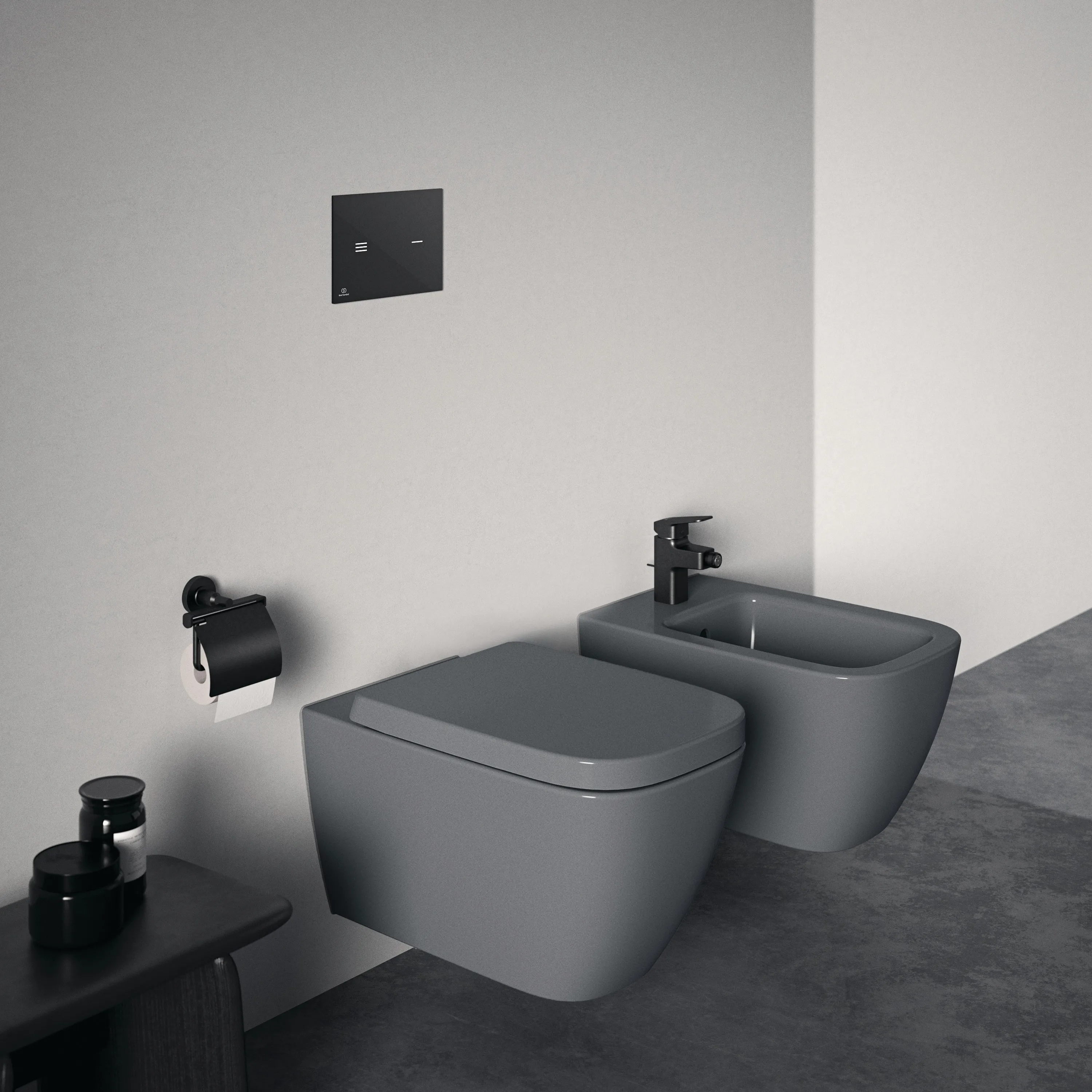 Ideal Standard WC-Sitz „i.lifeB“ in Grau