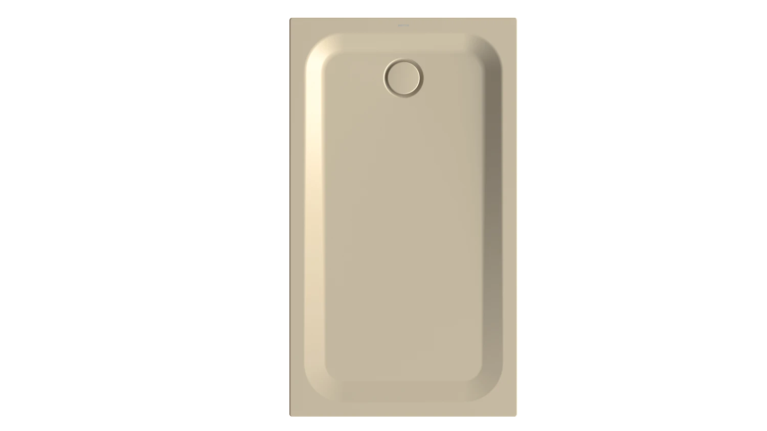 Bette rechteck Duschwanne „BetteUltra“ 1400 × 800 mm mit BetteAntirutsch Pro, ohne Oberflächenveredelung, ohne Wannenträger, in Sand