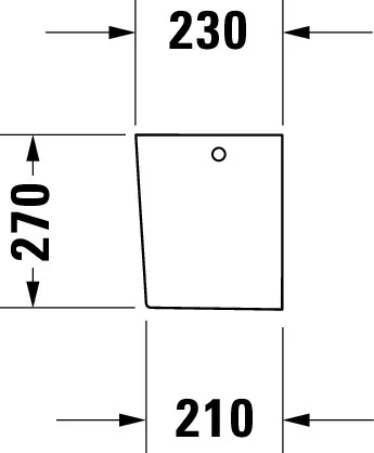 Halbsäule DuraStyle für 070845, weiß