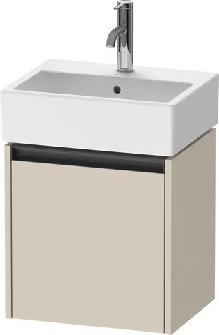 Duravit Waschtischunterschrank wandhängend „Ketho.2“ 43,4 × 44 × 33,8 cm in Taupe Supermatt