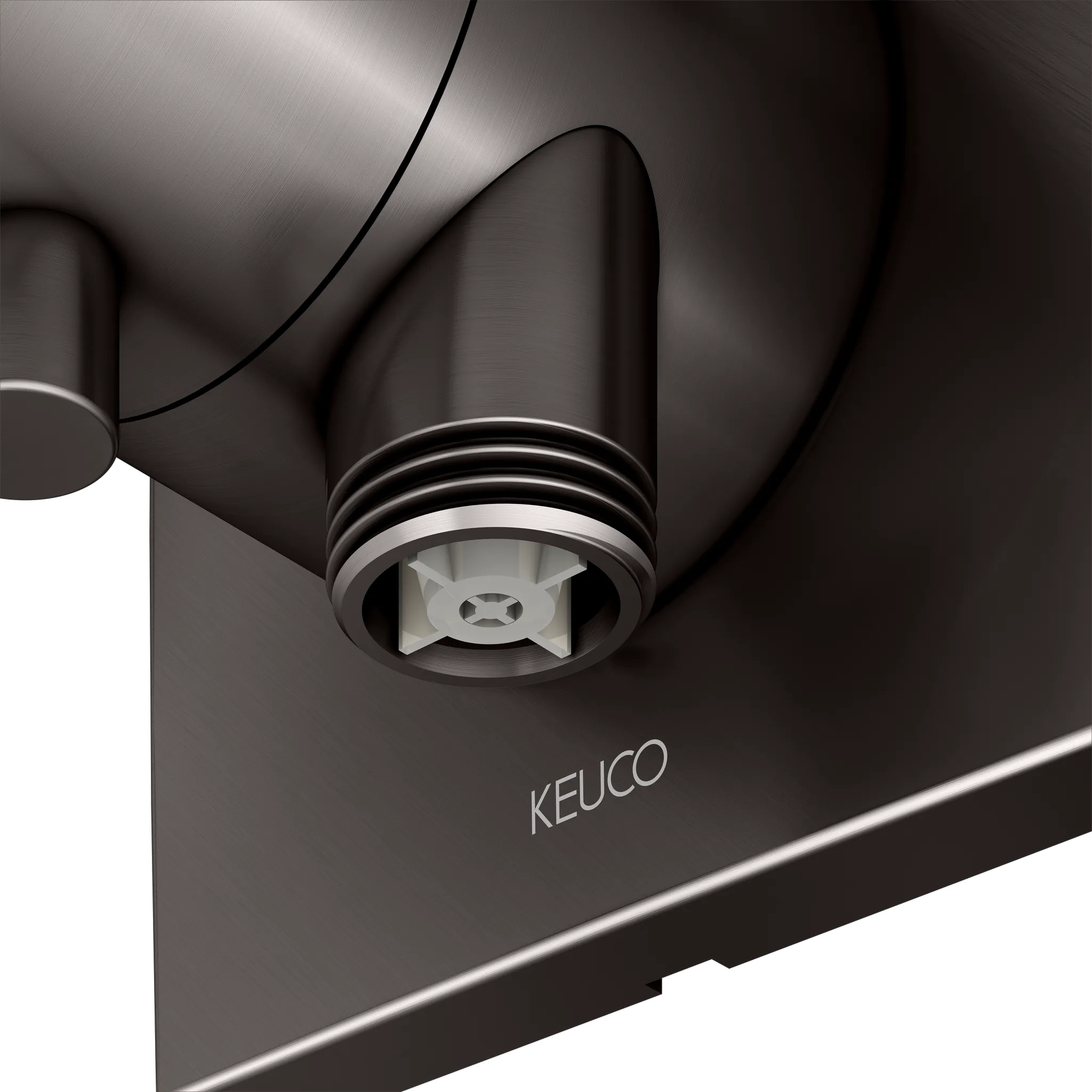 IXMO 2-Wege Ab- u. Umstellventil UP IXMO Comfort, eckig Titanschwarz gebürstet IXMO 2-Wege Ab- u. Umstellventil UP IXMO Comfort, eckig Titanschwarz gebürstet