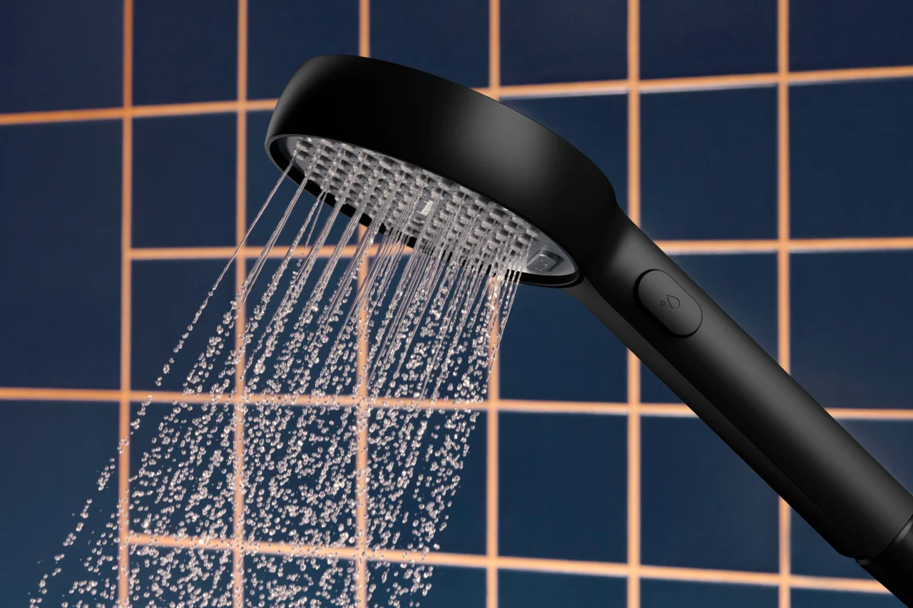 Hansgrohe Activera Select S Handbrause 95 mm, 2jet EcoSmart mit Booster, Mattschwarz