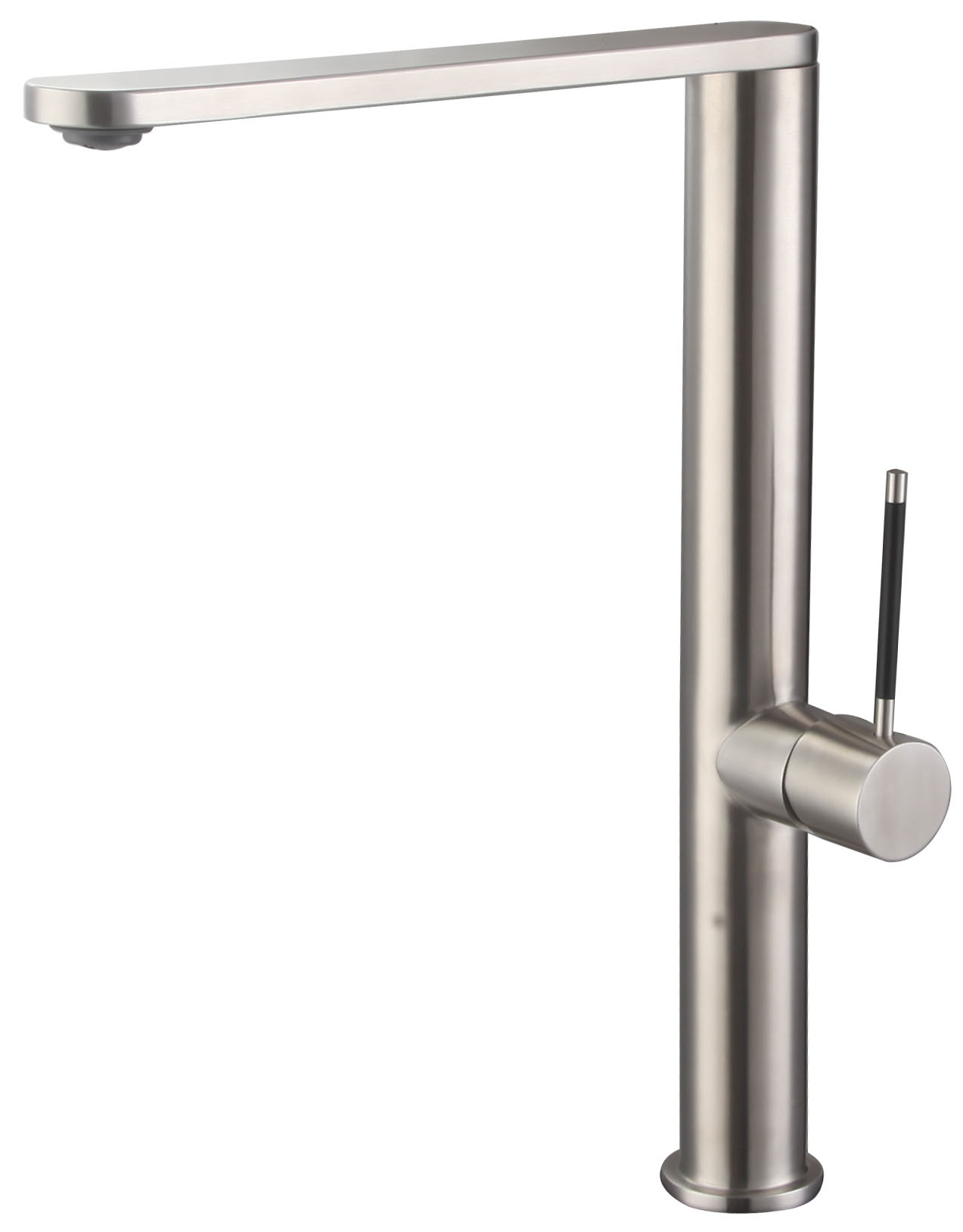 Spültisch-Einhandbatterie AqvaKitchen - schwenkbarer Auslauf - Kartusche mit keramischen Dichtscheiben - Heisswassersperre - Wassermengendurchflussregulierung - flexible Druckschläuche 3/8", DVGW W270 - Edelstahl gebürtstet Spültisch-Einhandbatterie AqvaKitchen - schwenkbarer Auslauf - Kartusche mit keramischen Dichtscheiben - Heisswassersperre - Wassermengendurchflussregulierung - flexible Druckschläuche 3/8", DVGW W270 - Edelstahl gebürtstet