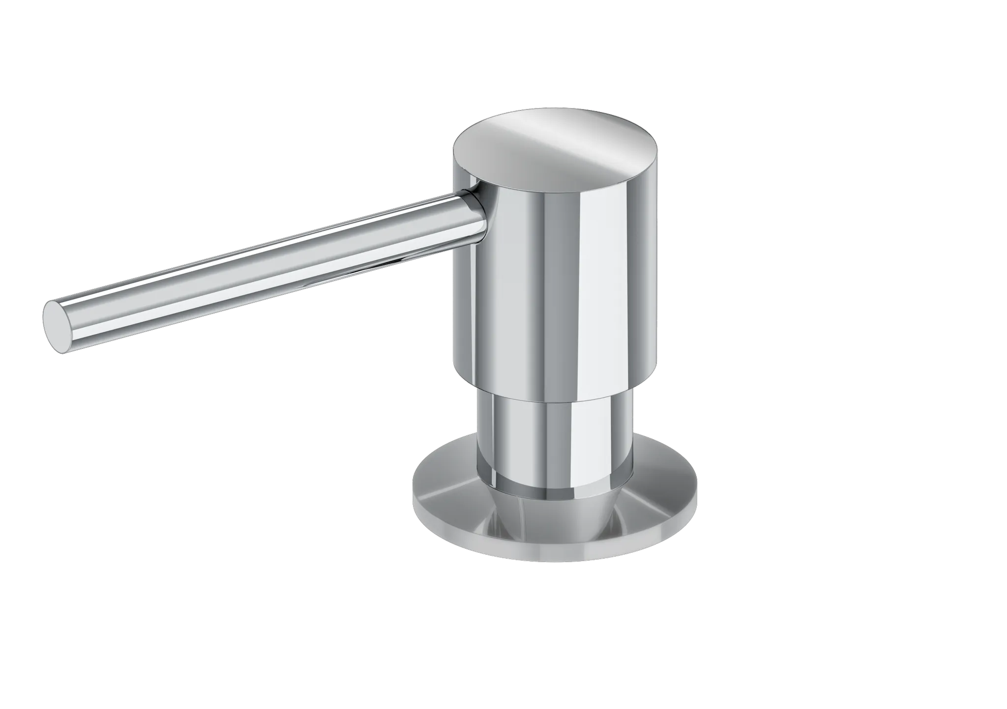 Einbau-Seifenspender, verchromt, inkl. Vorratsbehälter 500ml, Model-Nr. 3916 Einbau-Seifenspender, verchromt, inkl. Vorratsbehälter 500ml, Model-Nr. 3916