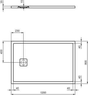 Ideal Standard Duschwanne „UltraFlatEvo“ Ideal Standard Duschwanne „UltraFlatEvo“
