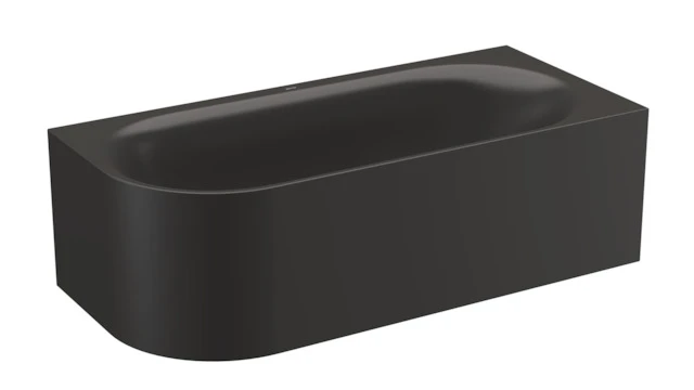 Bette oval Badewanne „BetteLux Oval V Silhouette“ 185 × 85 cm in Anthracite