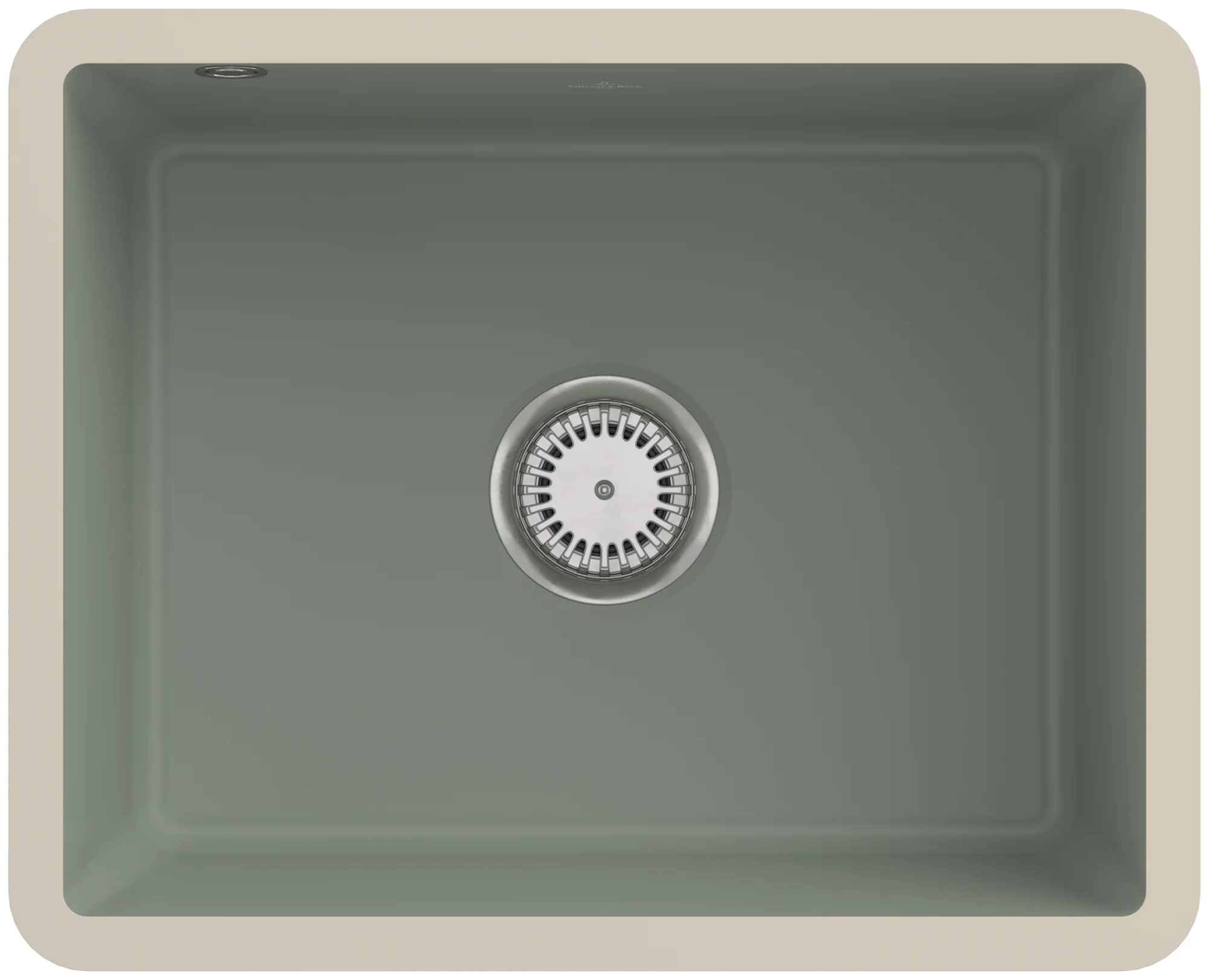 Villeroy & Boch Subway 80 U Unterbauspüle, 545 x 440 mm, Morning Green