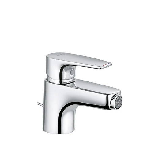 PURE & SOLID Bidet-EHM mit Metallablaufg. chrom