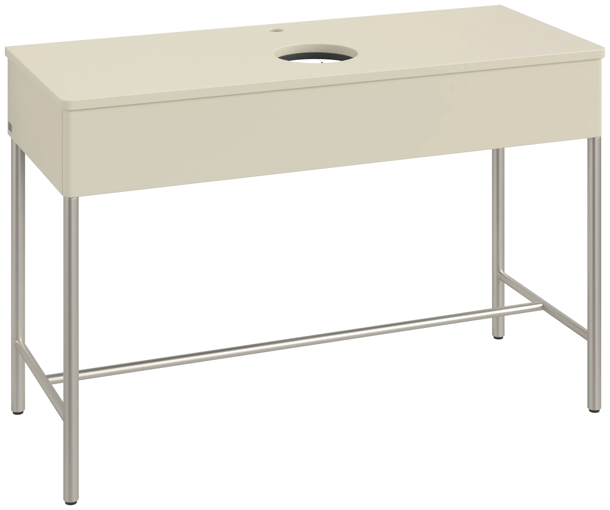 Villeroy & Boch Waschbeckenunterschrank Artis K62050, Silk Grey Matt Lacquer, 1.200 x 782 x 500 mm, mit Metallgestell und Push-to-open Funktion
