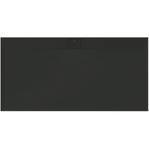 Ideal Standard Rechteck-Brausewanne Ultra Flat S i.life in Schiefer, 2000x1000x30 mm, rutschfest, Ideal Solid Mineralguss