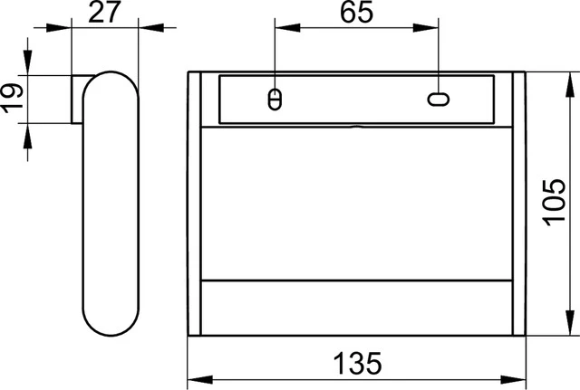 Plan 14961170000 Toilettenpapierhalter diebstahlgesichert silber-eloxiert