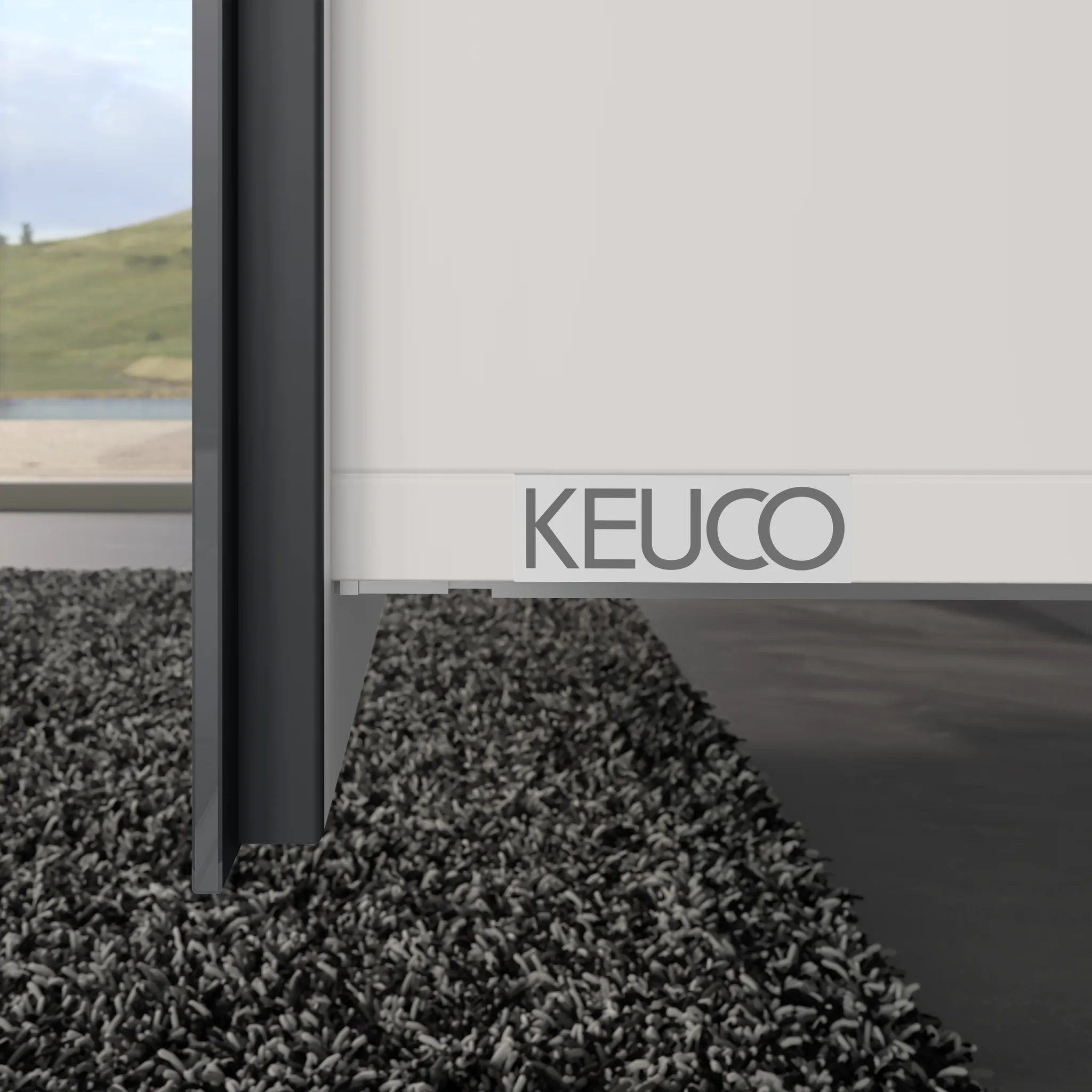 KEUCO X-LINE Waschtischunterbau anthrazit