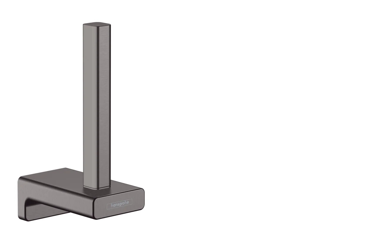 Hansgrohe AddStoris Q Ersatzpapierrollenhalter Brushed Black Chrome Wandmontage Metall mit Befestigungsmaterial verdeckte Befestigung Bohrabstand 26 mm Durchmesser Bohrloch 6 mm Hansgrohe AddStoris Q Ersatzpapierrollenhalter Brushed Black Chrome Wandmontage Metall mit Befestigungsmaterial verdeckte Befestigung Bohrabstand 26 mm Durchmesser Bohrloch 6 mm