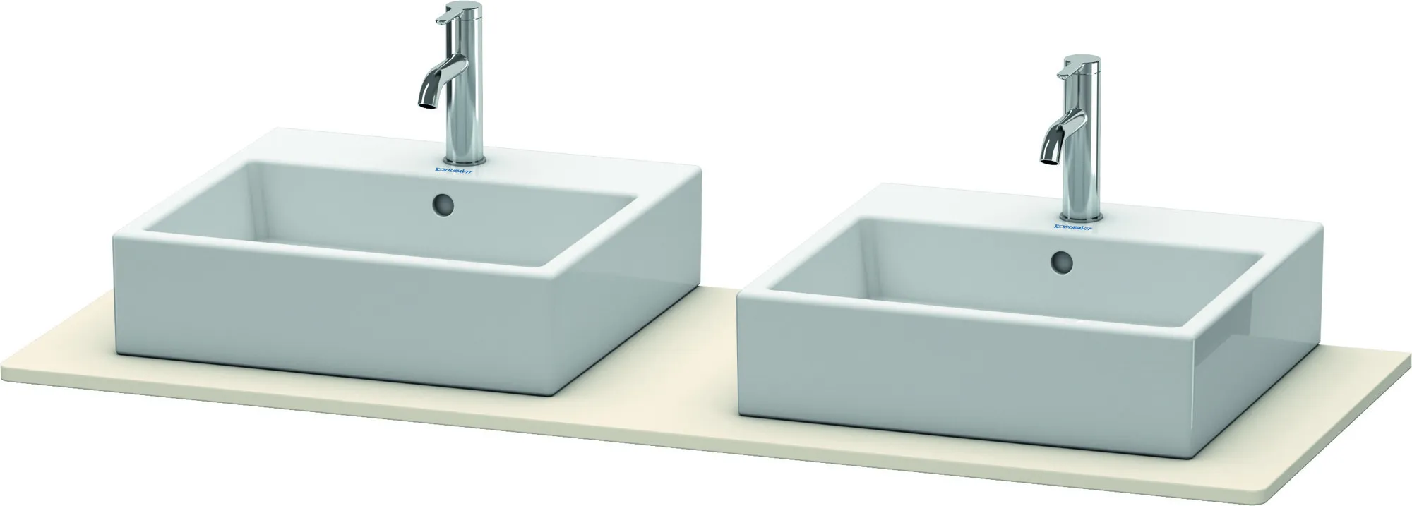 Duravit Konsole „XSquare“ in Taupe Matt