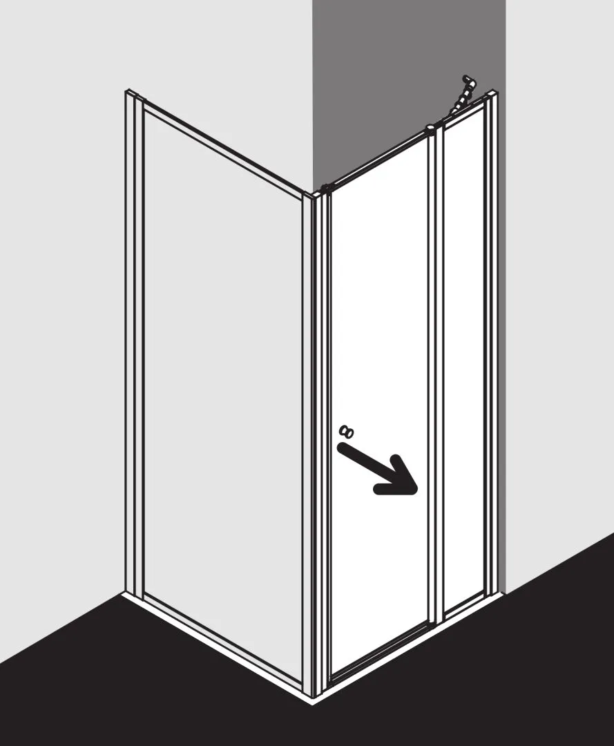 Kermi Duschdesign Schwingtür Schwingtür mit Festfeld für Nische und Ecke „NOVA 2000“ passend für Ecke / Nische Glas Kerolan Fontana, Profile Silber Mattglanz, BV: 715 – 750 mm WE: 715 – 750 mm H: 1750 mm Kermi Duschdesign Schwingtür Schwingtür mit Festfeld für Nische und Ecke „NOVA 2000“ passend für Ecke / Nische Glas Kerolan Fontana, Profile Silber Mattglanz, BV: 715 – 750 mm WE: 715 – 750 mm H: 1750 mm