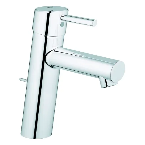 Einhand-Waschtischbatterie Concetto 23450_1, M-Size, Einlochmontage, Zugstangen-Ablaufgarnitur 1 1/4'', chrom Einhand-Waschtischbatterie Concetto 23450_1, M-Size, Einlochmontage, Zugstangen-Ablaufgarnitur 1 1/4'', chrom