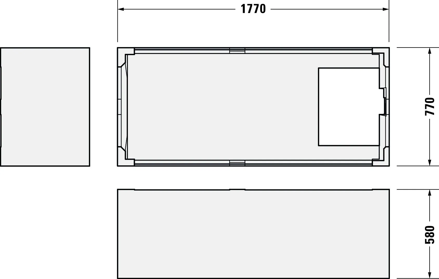 Badewannenträger für D-Neo 700475