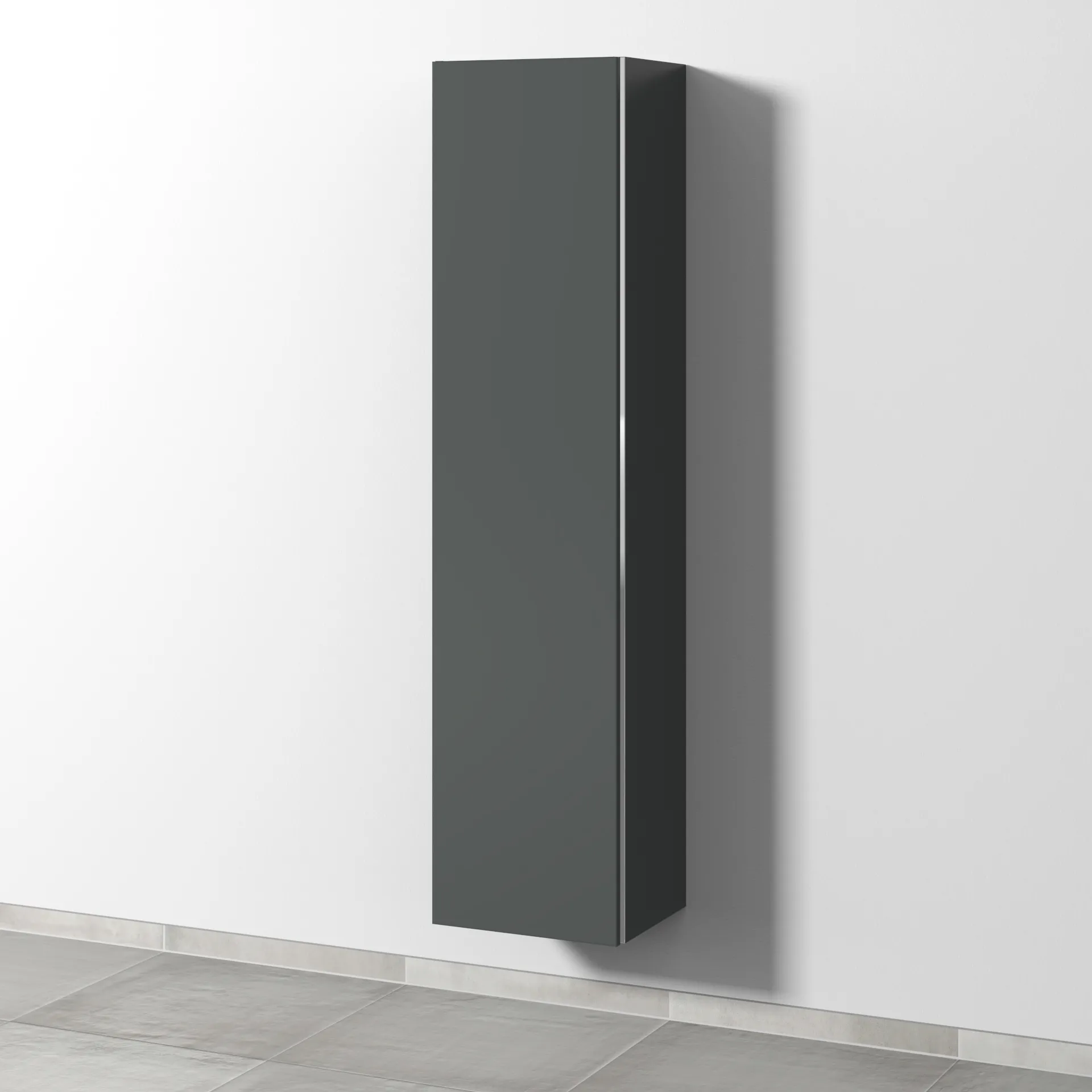 Sanipa Hochschrank „3way“ 400 × 1700 × 345 mm Anschlag links, in Anthrazit (matt), Anschlag links Sanipa Hochschrank „3way“ 400 × 1700 × 345 mm Anschlag links, in Anthrazit (matt), Anschlag links