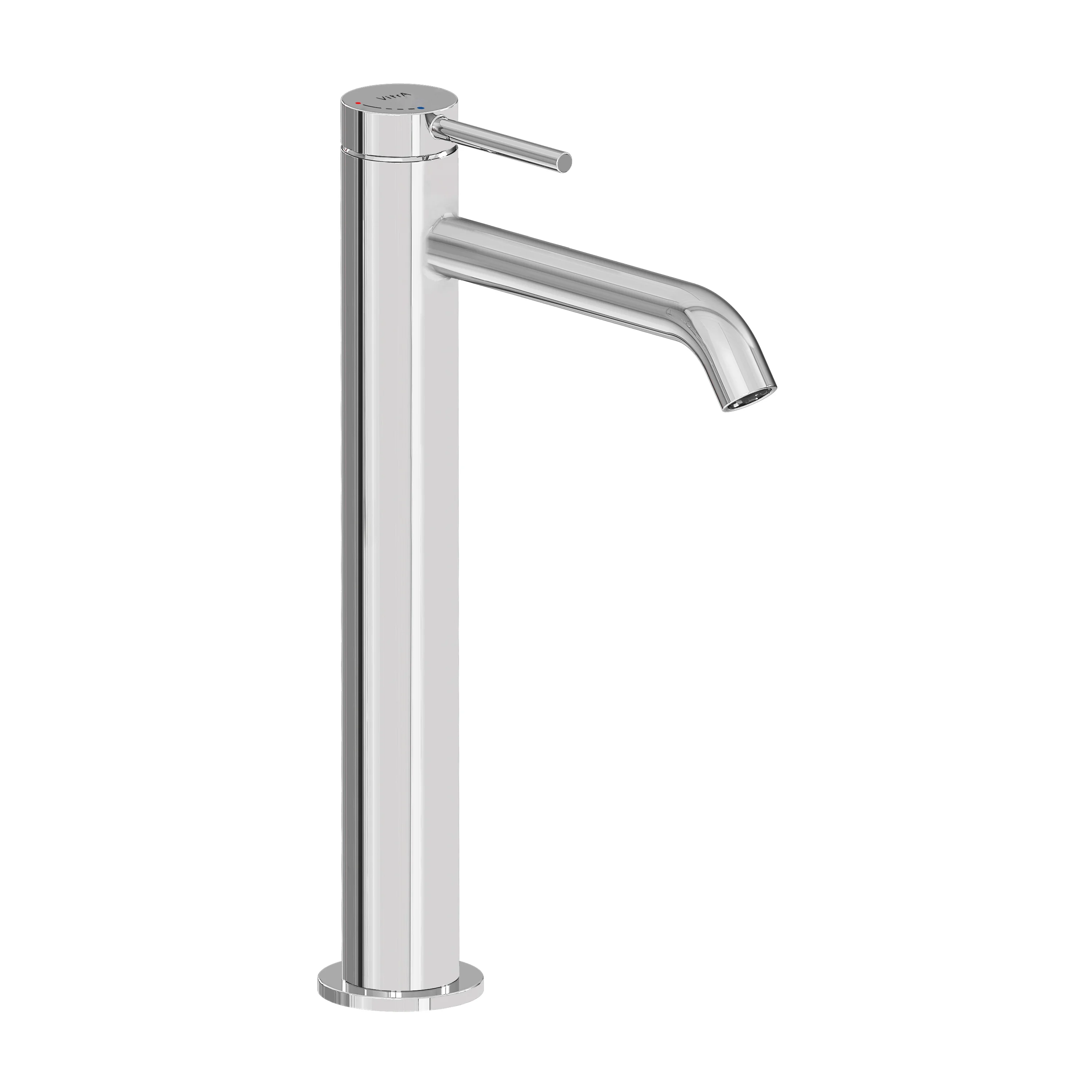 Minimax Round Einhebel-Waschtischmischer BluEco Höhe 32 cm Einlochmontage Chrom