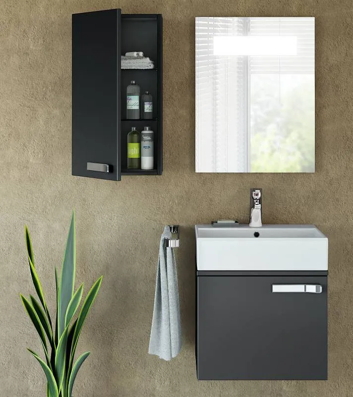 Waschbecken „Strada“ 50 × 42 × 14,5 cm, Hahnlochposition mittig Waschbecken „Strada“ 50 × 42 × 14,5 cm, Hahnlochposition mittig