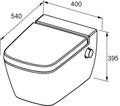 TECE Dusch-WC „one“, Befestigung verdeckt, ohne Spülrand TECE Dusch-WC „one“, Befestigung verdeckt, ohne Spülrand