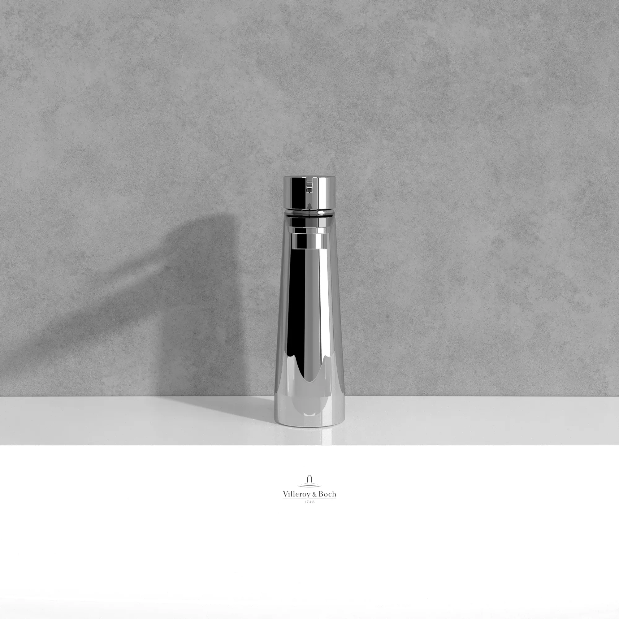 Einhand-Waschtischarmatur „Conum“ 16,5 cm Ausladung 129 mm in Chrom Einhand-Waschtischarmatur „Conum“ 16,5 cm Ausladung 129 mm in Chrom