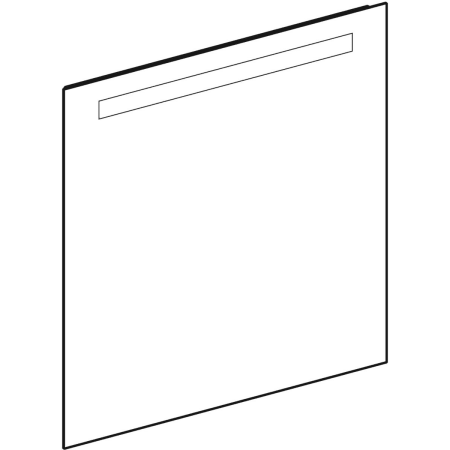 Geberit Spiegel „Option“ 70 × 70 cm, rechteckig