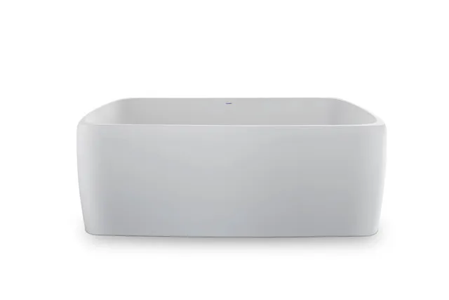 Duravit Badewanne „Qatego“ freistehend rechteck 180 × 80 cm, Mittelablauf