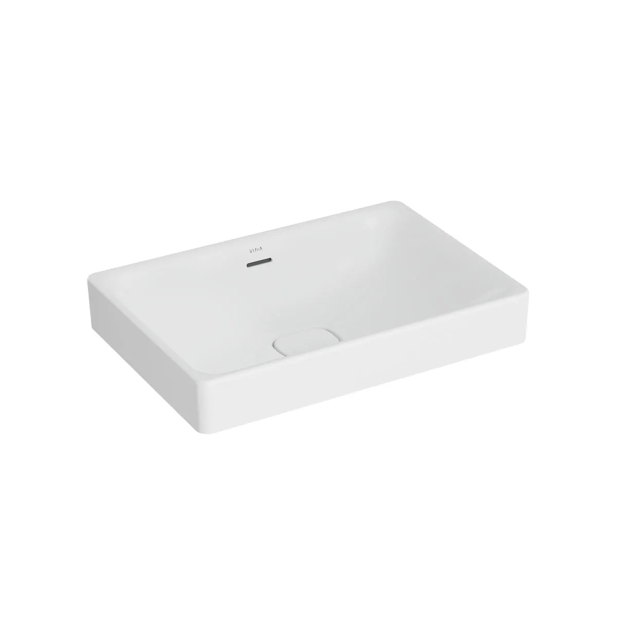 VitrA New Metropole Aufsatzschale freistehend rechteckig 60 x 40 cm mit Überlaufschlitz Edelweiß VitrA New Metropole Aufsatzschale freistehend rechteckig 60 x 40 cm mit Überlaufschlitz Edelweiß