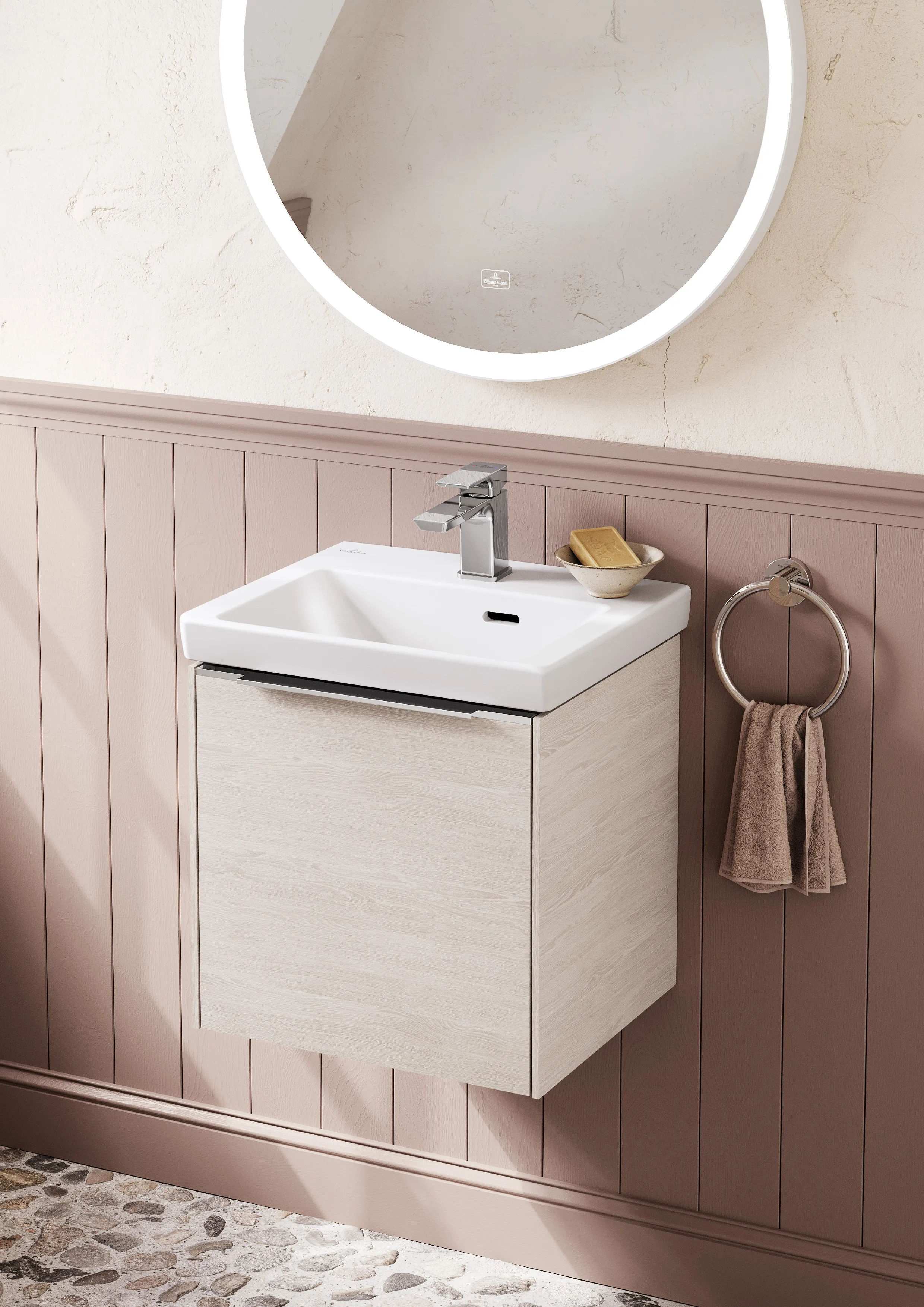 Villeroy & Boch Spiegel „Subway 3.0“ ⌀ 712 mm in White Matt Villeroy & Boch Spiegel „Subway 3.0“ ⌀ 712 mm in White Matt