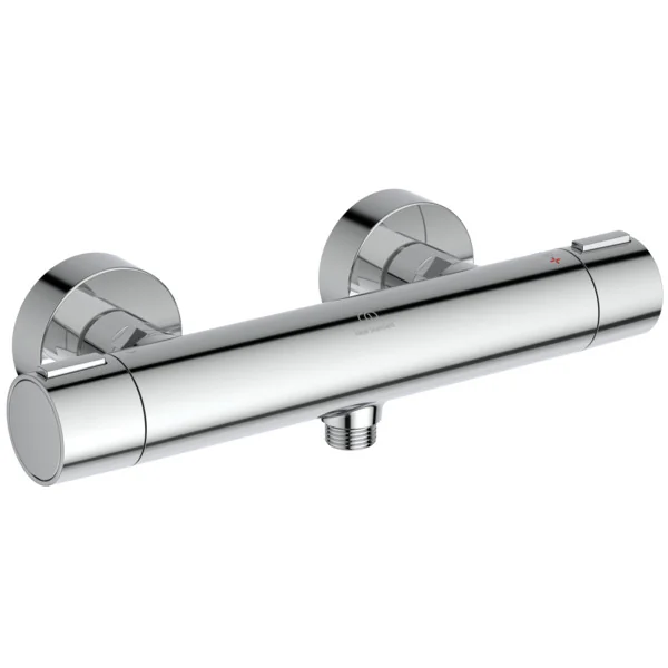 Ideal Standard Ceratherm Alu+ Brausethermostat Chrom, Aufputz, 100% recyceltes Aluminium