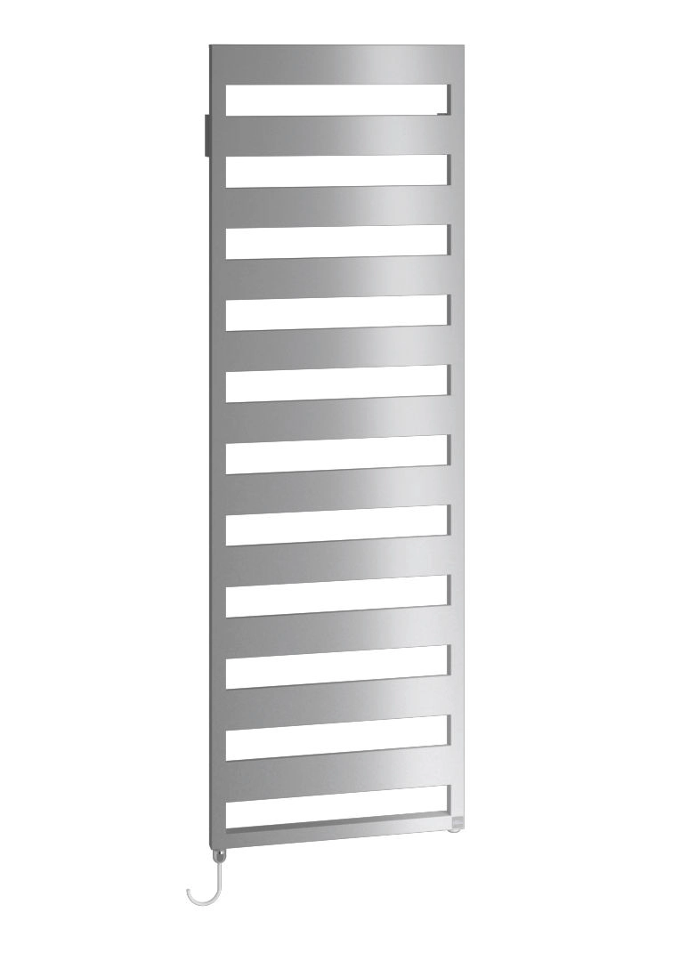 Kermi Design-Elektroheizkörper „Casteo®-E“ 60 × 180,6 cm in glanzsilber Metallic