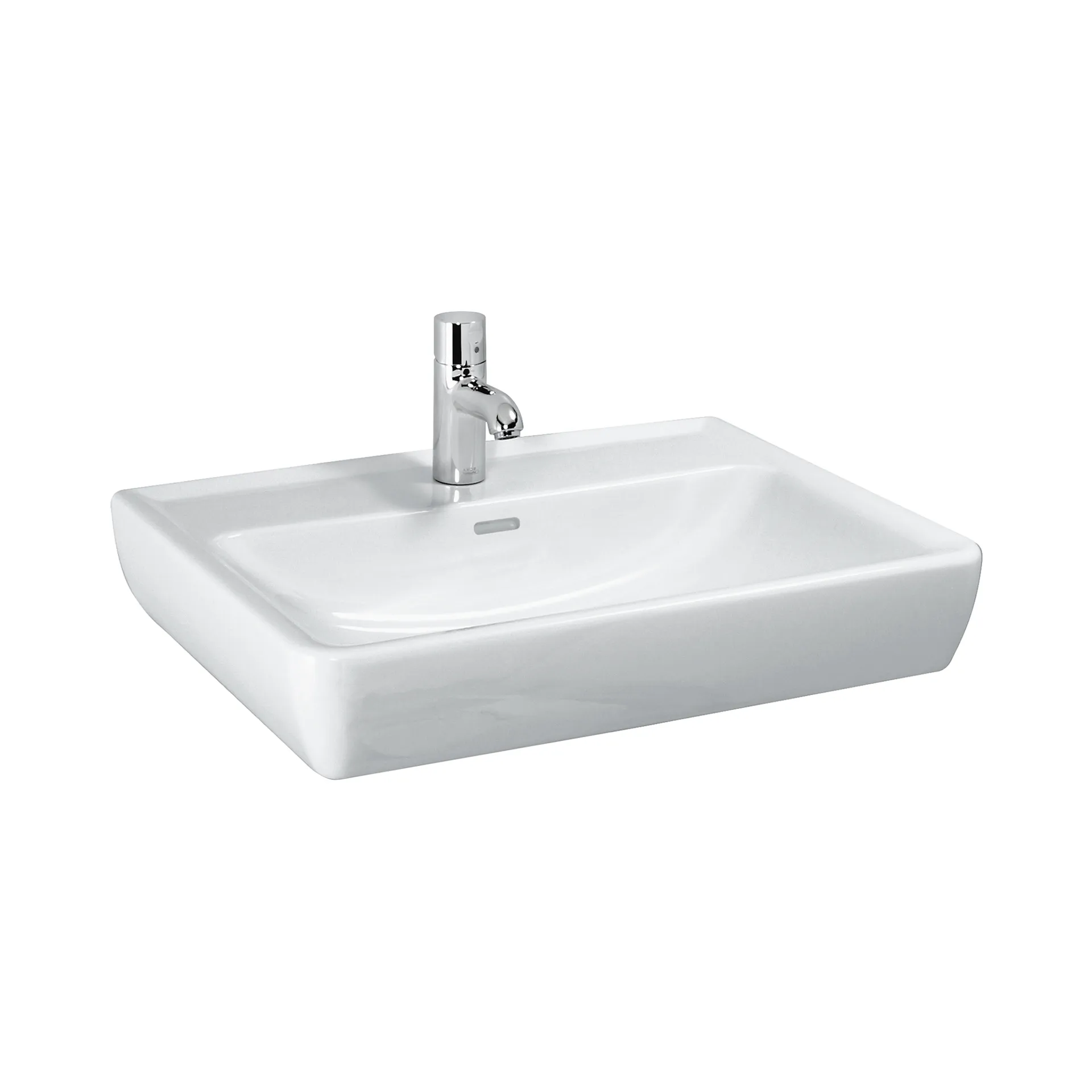 Waschtisch PRO A 480x650x170 1 Hahnloch mit Überlauf weiß