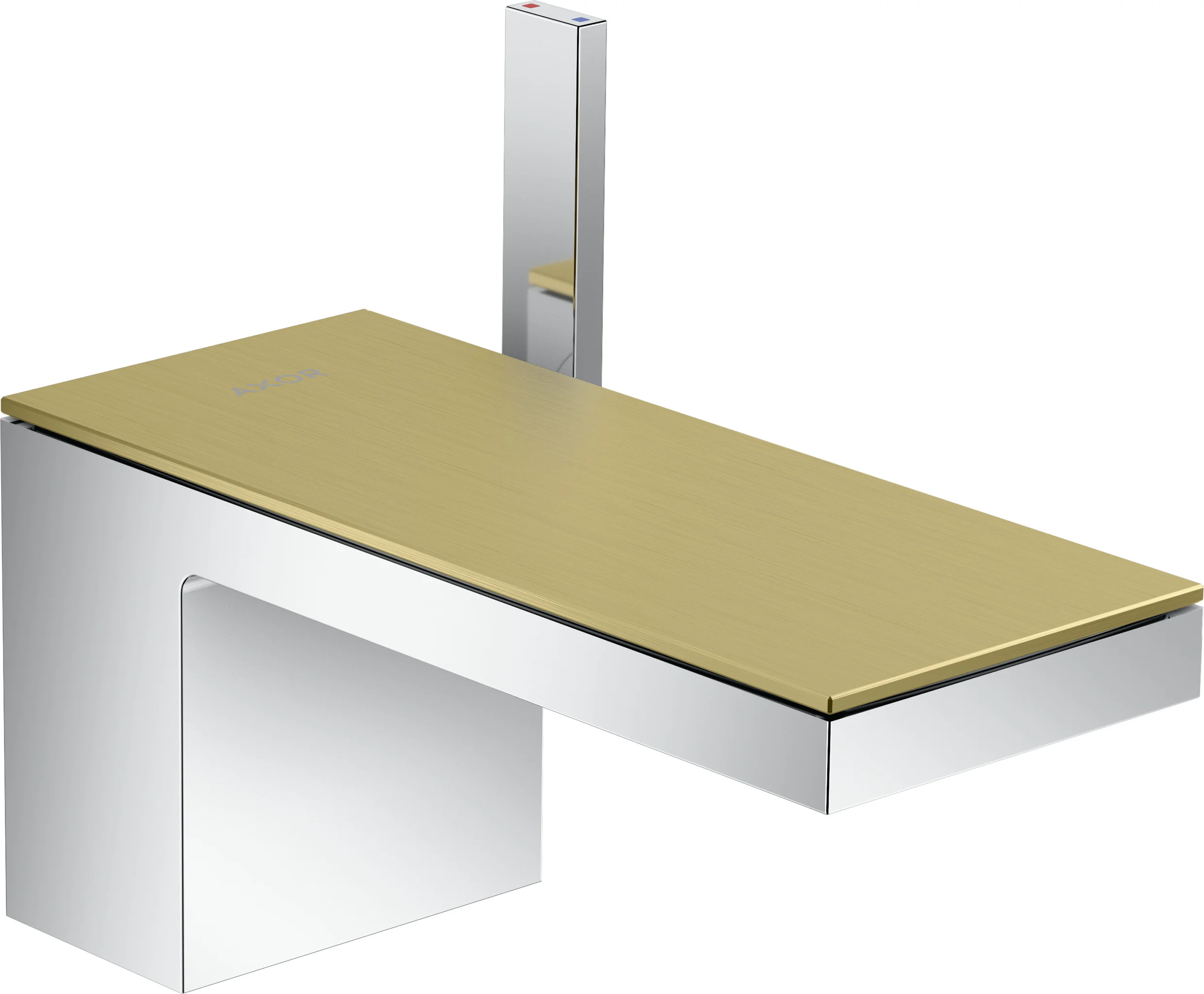Hansgrohe AXOR MyEdition Einhebel-Waschtischmischer 70, Chrom, Ausladung 151 mm, Auslaufhöhe 70 mm, PowderRain Strahlart, max. Durchflussmenge 5 l/min