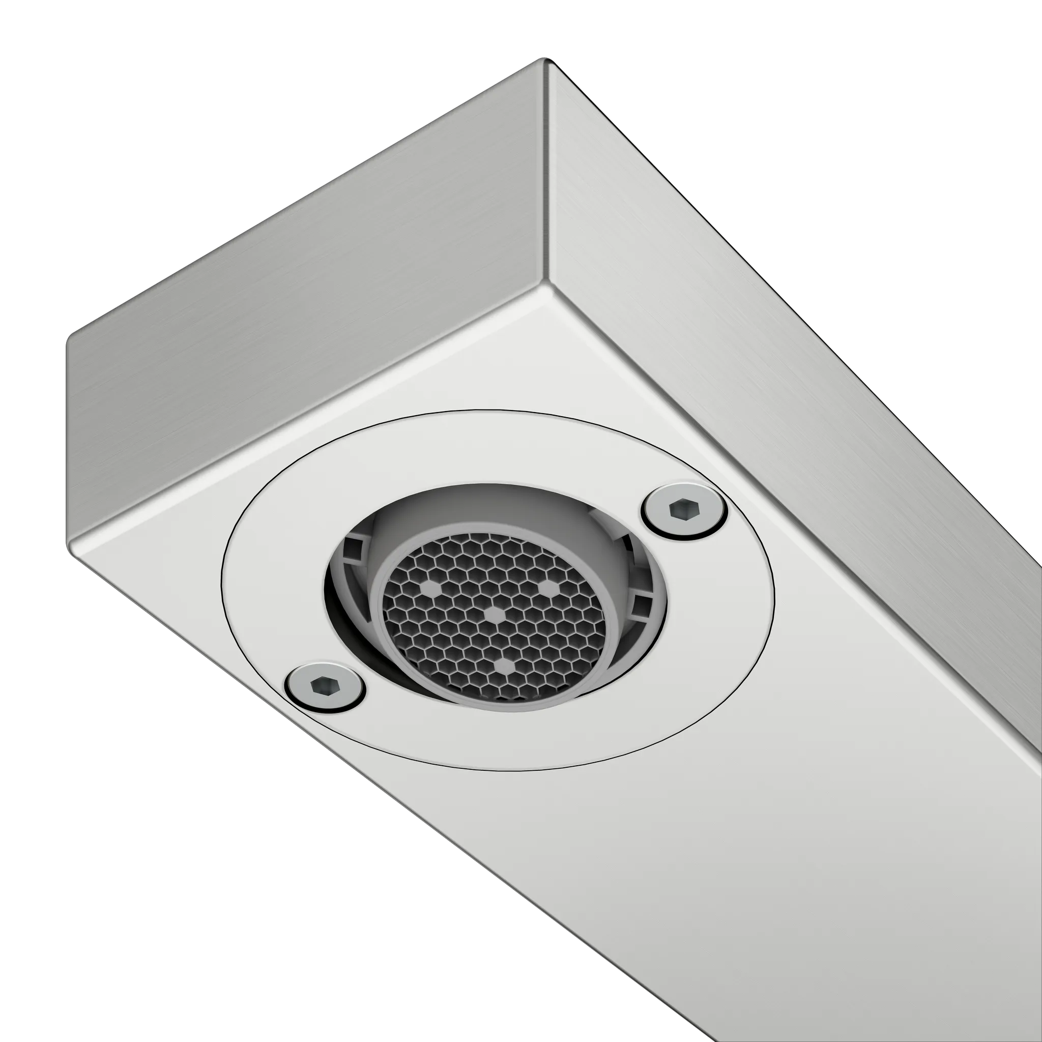 KEUCO EDITION 11 Einhebel-Waschtischmischer Unterputz 2 Loch Wandmontage 197 mm Edelstahl-finish