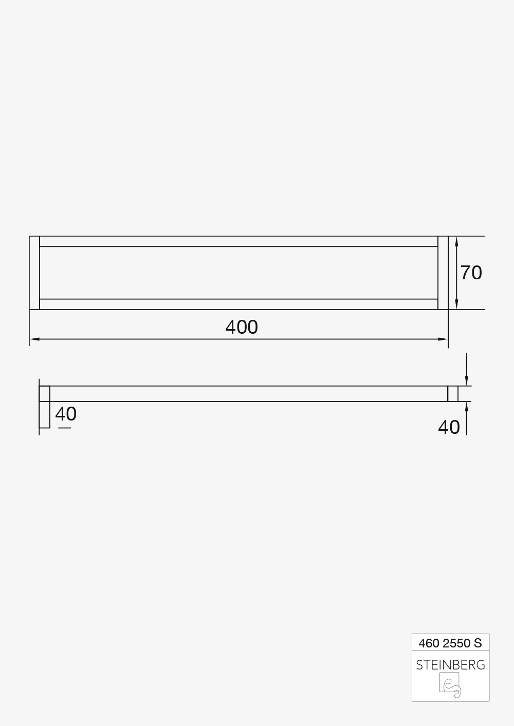 Serie 460 Handtuchhalter Serie 460 Handtuchhalter